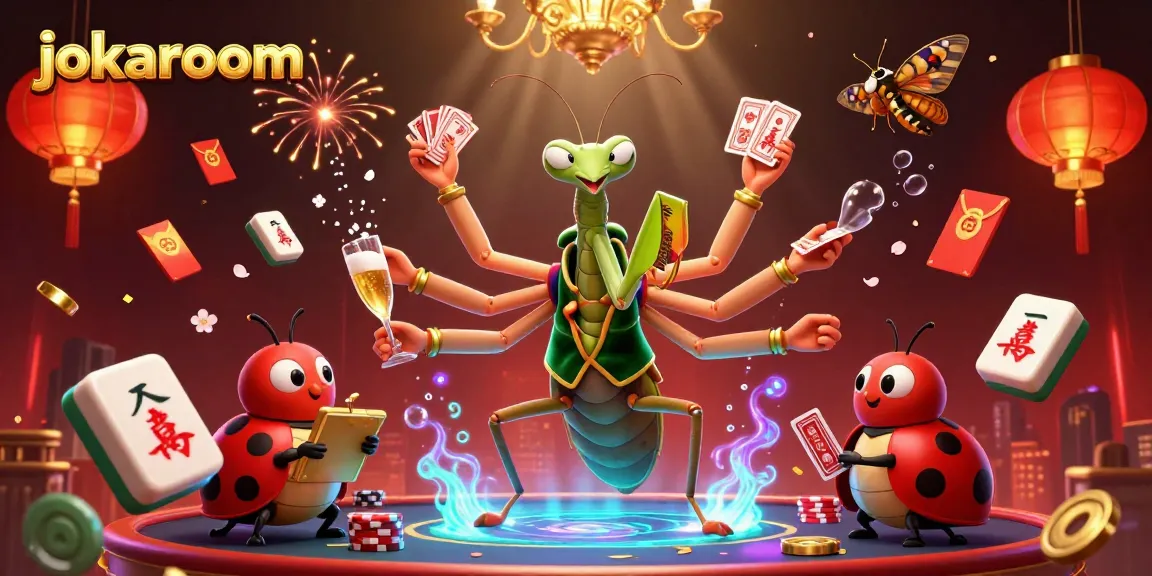Play interactive online roulette with jokaroom's lively gaming scene featuring whimsical characters.